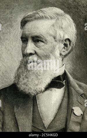ASA GRAY (1810-1888) botaniste et auteur américain Banque D'Images