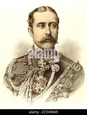 PRINCE ARTHUR, Dukje de Coppnaught et Strathearn (1850-1942) soldat anglais, troisième fils de la reine Victoria Banque D'Images