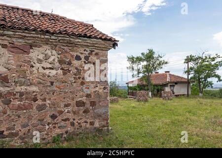 Ancien monastère de Buhovo dédié à Sainte Marie-Madeleine, région de Sofia, Bulgarie Banque D'Images