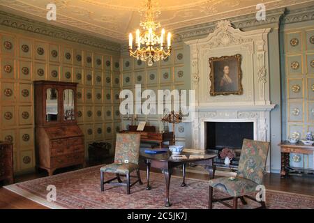 Château de Croft et Parkland à Croft, Angleterre Banque D'Images