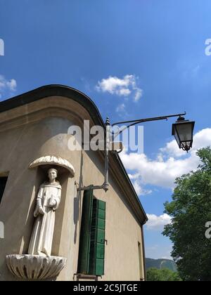 Ville d'Arqua Petrarca à Padoue, Italie Banque D'Images