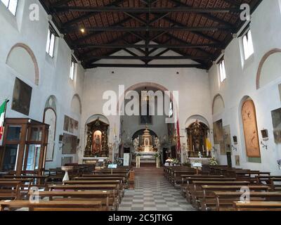 Ville d'Arqua Petrarca à Padoue, Italie Banque D'Images