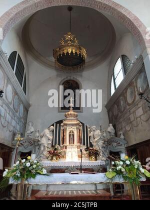 Ville d'Arqua Petrarca à Padoue, Italie Banque D'Images