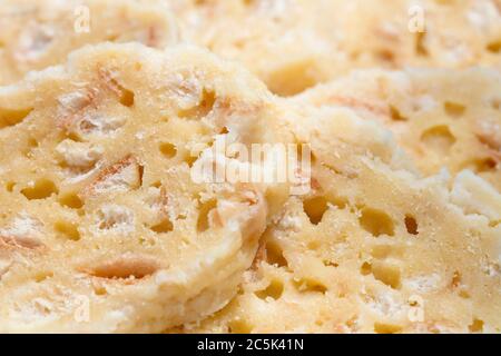 Spécialité culinaire tchèque - boulettes de pain blanc. Banque D'Images