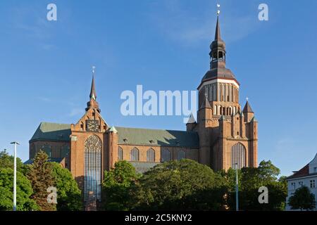 Eglise St Mary, Stralsund, Mecklembourg-Poméranie-Occidentale, Allemagne Banque D'Images