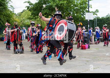 Les Flagcrackers de Craven Banque D'Images