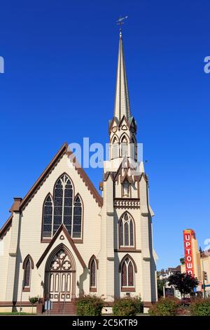 Première église presbytérienne, Napa City, Napa County, Californie, États-Unis Banque D'Images