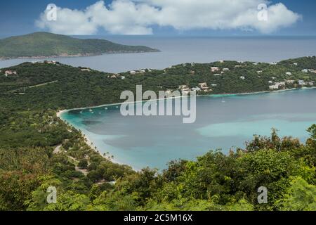 Megans Bay Beach sur St Thomas Banque D'Images