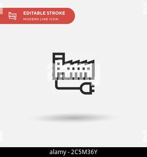 Icône de vecteur simple de ressource. Modèle de conception de symbole d'illustration pour l'élément d'interface utilisateur Web mobile. Pictogramme moderne de couleur parfaite sur contour modifiable. Icônes de ressources pour votre projet d'entreprise Illustration de Vecteur