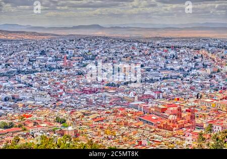 La ville de Zacatecas, Mexique Banque D'Images