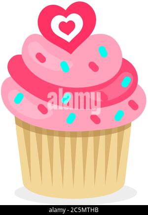 Gâteau sucré, gâteau d'amant, poster d'amant sucré imprimable, imprimé savoureux, carte cadeau, illustration de nourriture à manger, art vectoriel, simple bon imprimé, fou et sucré Illustration de Vecteur