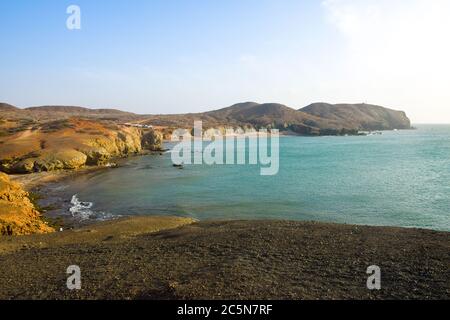 Piedra Tortuga, Cabo de la Vela, Colombie Banque D'Images