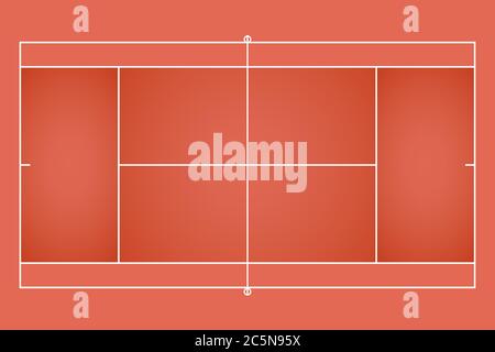 Modèle de motif d'illustration vectoriel d'arrière-plan de court de tennis Illustration de Vecteur