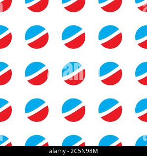 Mise en page d'arrière-plan vectorielle sans couture pour le motif de volley-ball Illustration de Vecteur