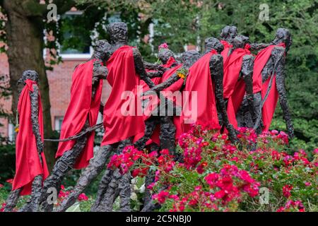 Le Monument national de l'esclavage au Festival Keti Koti à Amsterdam, pays-Bas 2-7-2020 Banque D'Images