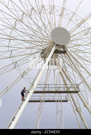 Bournemouth, Dorset, Royaume-Uni. 4 juillet 2020. Découvrez la Grande roue, la grande roue, à Pier Approach, Bournemouth avant sa réouverture. Crédit : Carolyn Jenkins/Alay Live News Banque D'Images