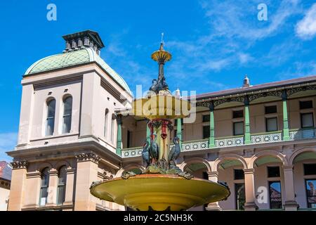 Robert Brough Fountain Inner Courtyard Sydney Hospital Macquarie Street Sydney Australie Banque D'Images