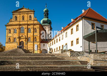 Église de pèlerinage de Marie aide (Maria Hilf) à Amberg, Allemagne Banque D'Images