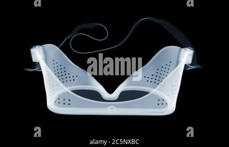 Lunettes de sécurité, rayons X de couleur. Banque D'Images