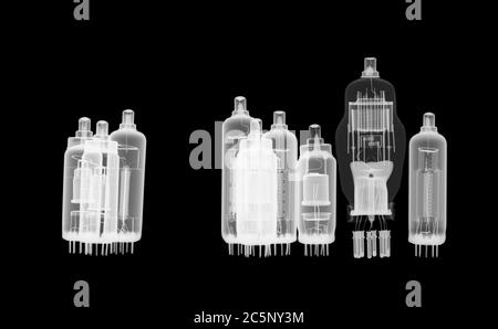 Ampoules, rayons X. Banque D'Images