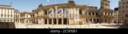 Handelskammer à Hambourg derrière Rathaus - bâtiment public Banque D'Images