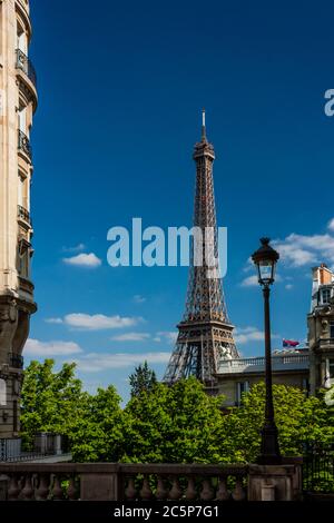 Tour Eiffel Paris Banque D'Images