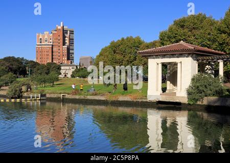 Lac Merritt, Oakland, Californie, États-Unis Banque D'Images