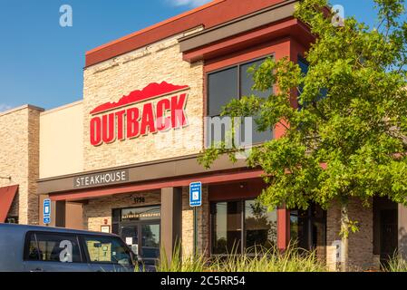 Outback Steakhouse à Zagreb, en Géorgie. (USA) Banque D'Images