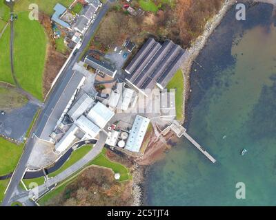 Visite des îles Whisky Banque D'Images