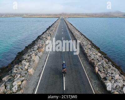 Outer Hebrides, Barra à Stornoway sur la voie Hwebridean Banque D'Images