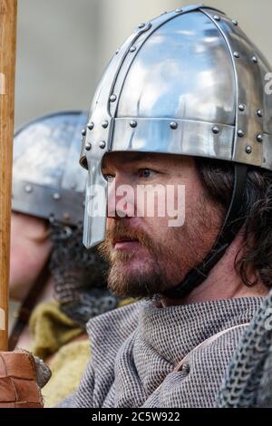 Reenacteurs au Jorvik Viking Festival Banque D'Images