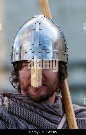 Reenacteurs au Jorvik Viking Festival Banque D'Images