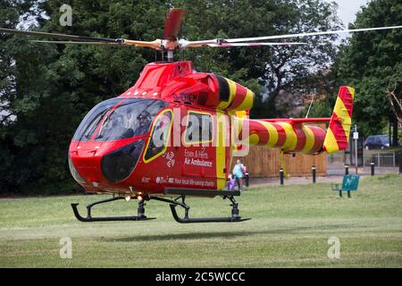 Ambulance aérienne, Essex et Herts, G-EHEM Banque D'Images