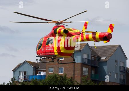 Ambulance aérienne, Essex et Herts, G-EHEM Banque D'Images