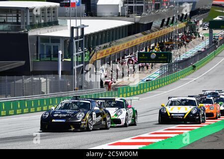 Spielberg, Autriche. 05e juillet 2020. Sports automobiles : Porsche Mobil 1 Supercup, Spielberg 2020, #33 Florian Latorre (F, CLRT) | usage dans le monde crédit : dpa/Alay Live News Banque D'Images