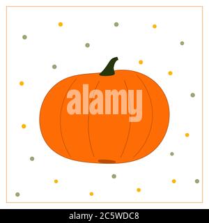 Carte vectorielle avec légumes. Illustration de Vecteur