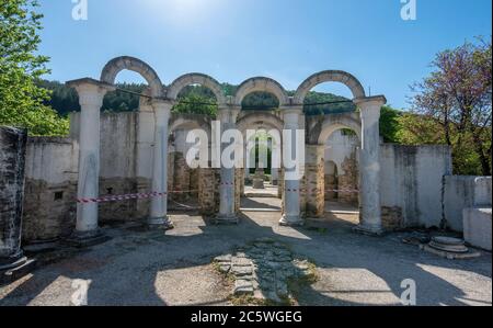 Grand Preslav (Veliki Preslav), Shumen, Bulgarie. Ruines de la capitale du premier bastion médiéval de l'Empire bulgare Banque D'Images