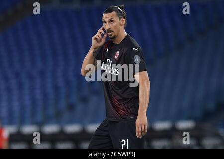 Rome, Italie. 04e juillet 2020. Série A Lazio vs Milan, Stade Olympique, Rome 04-07-2020 crédit: Agence de photo indépendante/Alamy Live News Banque D'Images