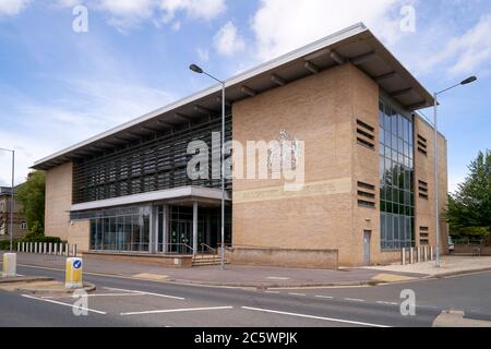 Tribunaux de Salisbury sur Wilton Road Banque D'Images