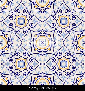 Mandala à la main et motif fleuri. Motif turc. Décoration fleurie ronde colorée à motif oriental traditionnel. Élément décoratif pour la conception de cartes, céramique . Illustration de Vecteur
