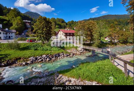 Visite de Ramsau BEI Berchtesgaden, Allemagne Banque D'Images