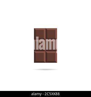 illustration vectorielle réaliste de la conception du chocolat alimentaire Illustration de Vecteur