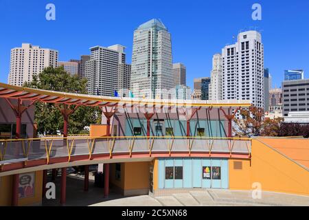 Musée de la créativité pour enfants, Yerba Buena Gardens, San Francisco, Californie, États-Unis Banque D'Images