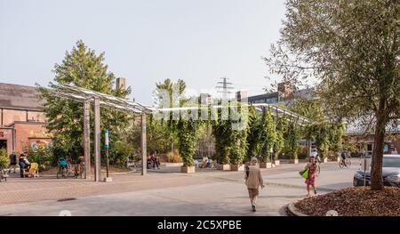 Fondation Evergreen de brickworks Banque D'Images
