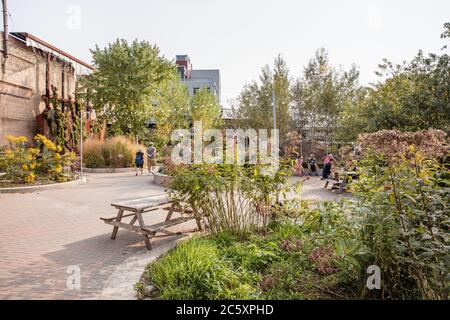 Fondation Evergreen de brickworks Banque D'Images