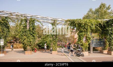 Fondation Evergreen de brickworks Banque D'Images