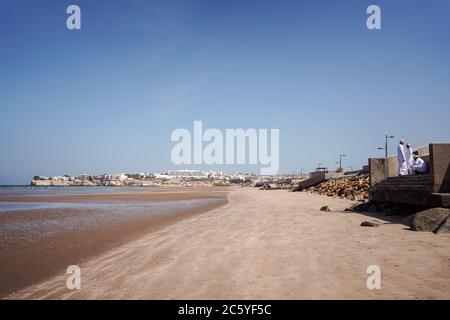 Muscat / Oman - 10 février 2020 : plage à Muscat Banque D'Images