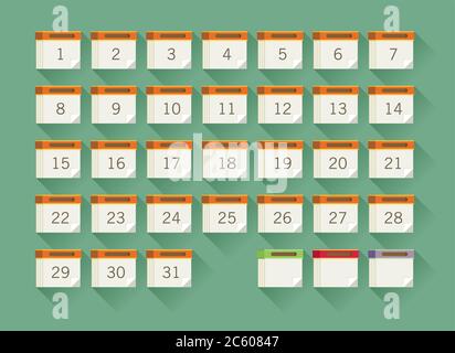 Télévision icône calendrier. Date et l'heure d'arrière-plan. Illustration de Vecteur