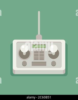 Télécommande Radio Illustration de Vecteur