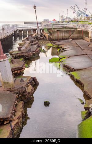 Kobe / Japon - 11 novembre 2017 : le port de Kobe tremblement de terre Memorial Park à Kobe Japon, le mémorial du grand tremblement de terre de Hanshin de 1995 Banque D'Images